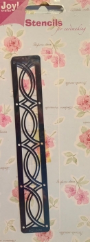 Embossing-Schablone Joy Rand, Rauten